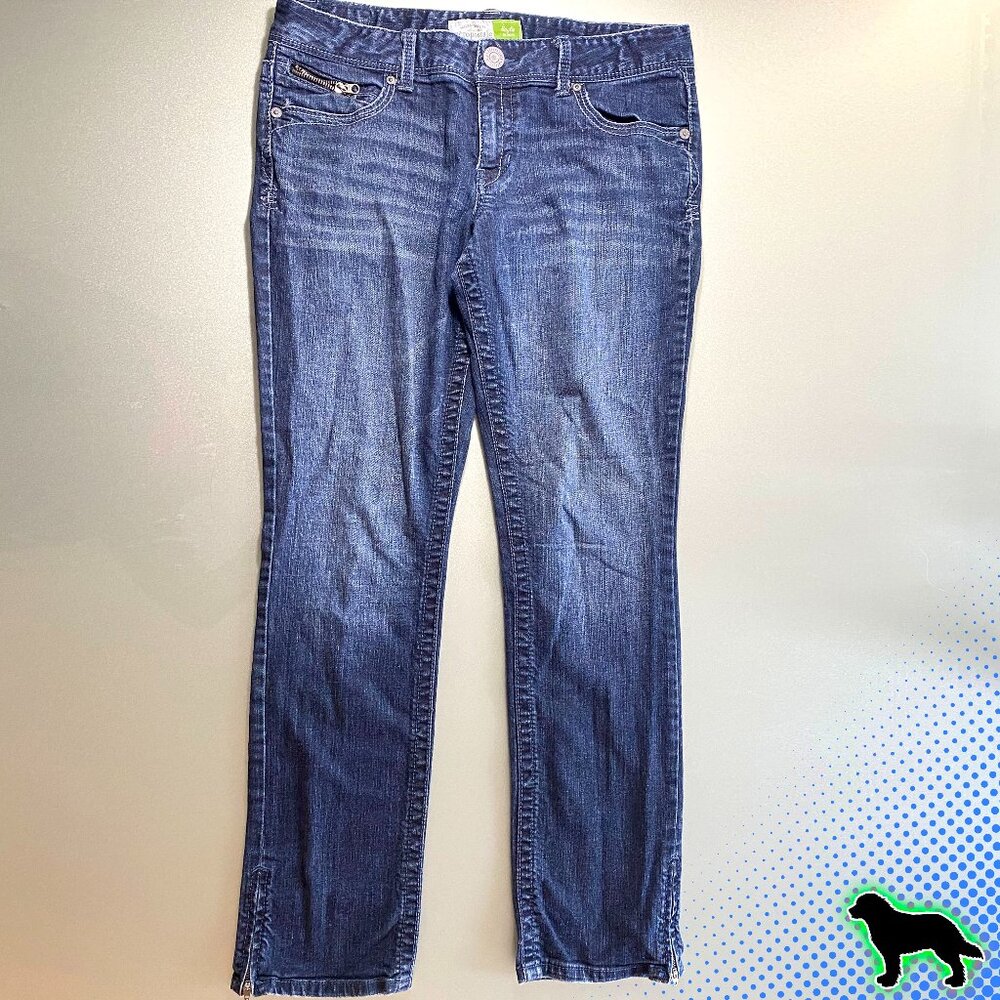 Aeropostale Bayla Skinny Jeans Denim Size 11 / 12 Regular with Zipper Pockets
